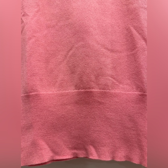 J.Crew Mockneck Silk-Blend Sweater with Ribbed Trim - Peppermint Pink - Picture 4 of 11